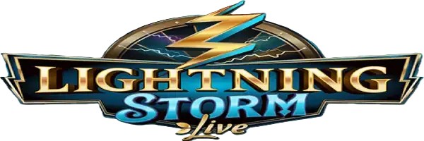 Lightning Storm online game logo by Evolution on sspinju.com