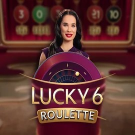Lucky 6 Roulette online game logo by Pragmatic Play on sspinju.com