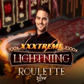 XXXtreme Lightning Roulette online game logo by Evolution on sspinju.com